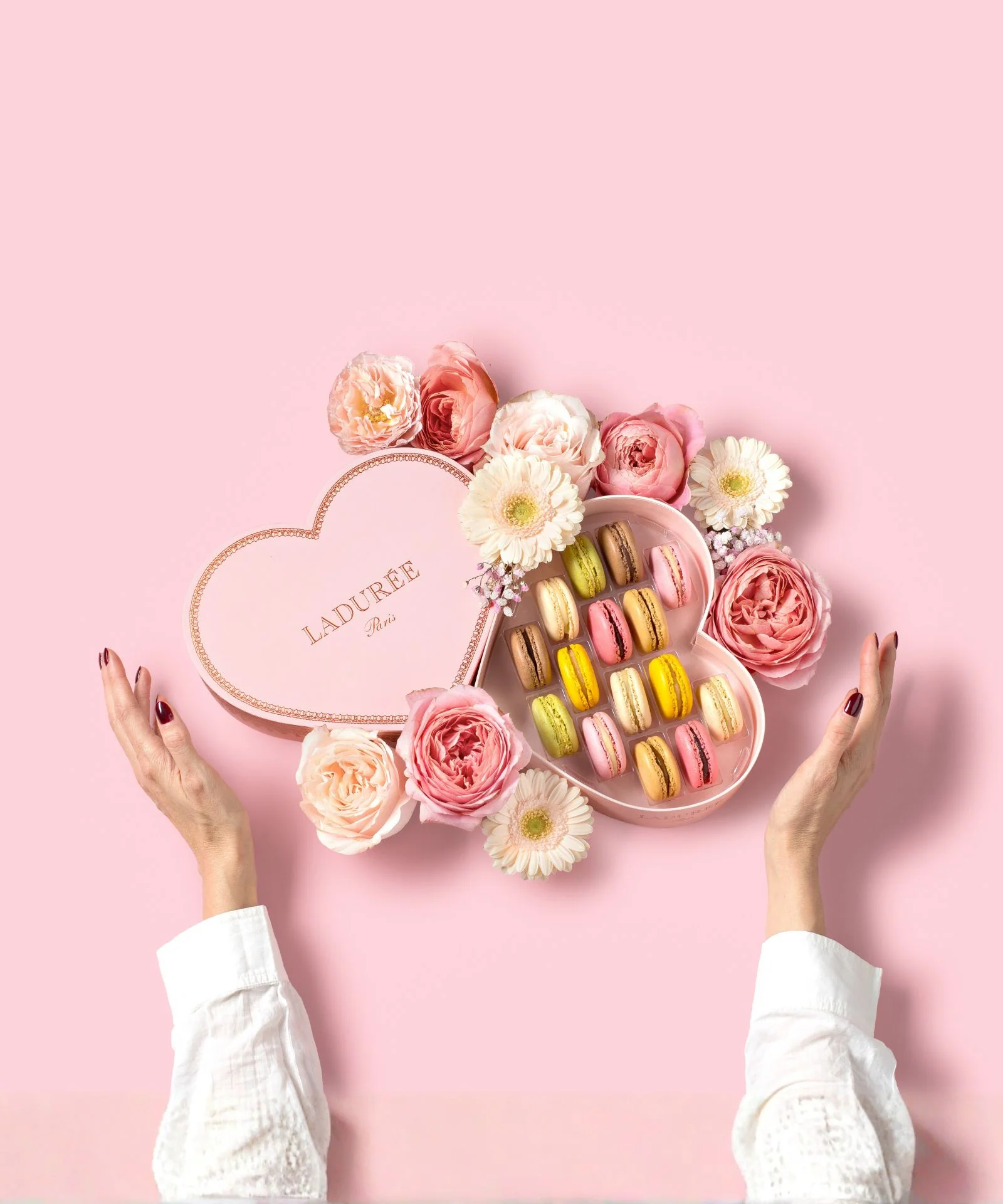 Coffret de 15 macarons "Cœur Intemporel" - Image 3