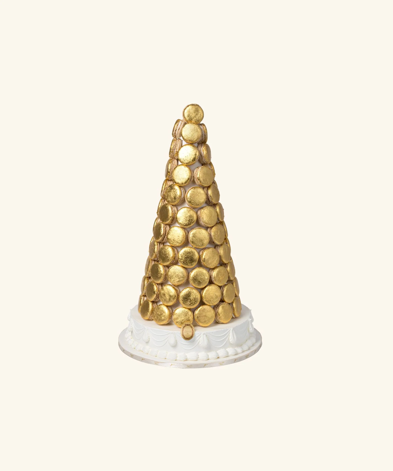 Pyramide de macarons - Vanille Or